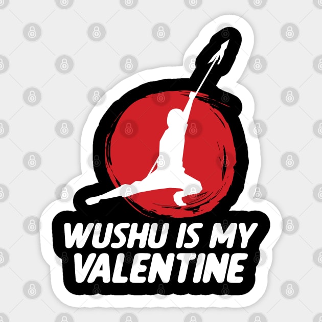 Wushu iI My Valentine Wushu Lover Sanda Wushu Broadsword Sticker by sBag-Designs